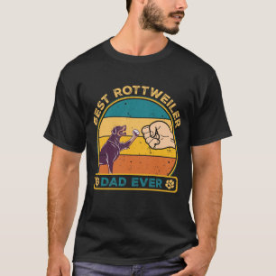 Cute Best Rottweiler Dad Dog T-Shirt