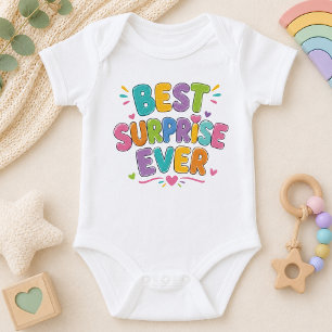 Cute Best Surprise Ever Baby Bodysuit