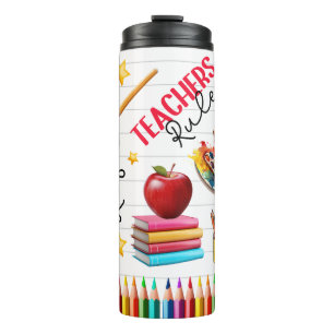 Cute Best Teacher Ever Thermal Tumbler