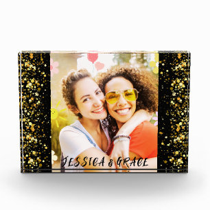 Cute Besties Friends Photo Teen Girls Friendship Block