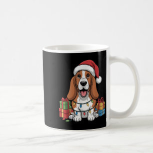Cute Bet Hound Christmas Funny Bhole Dog Lover Hol Coffee Mug