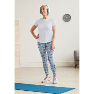 Cute BExercise Workout Women Gymwear Grey  Leggings