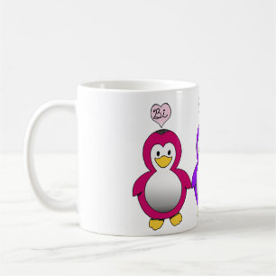 Cute bi pride bi love penguins cup