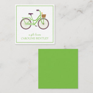 Cute Bicycle Gift Enclosure Cards