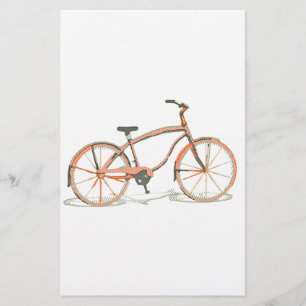 Cute bicycle stationery