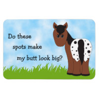 Cute Big Butt Appy Blanket Appaloosa Horse Humor