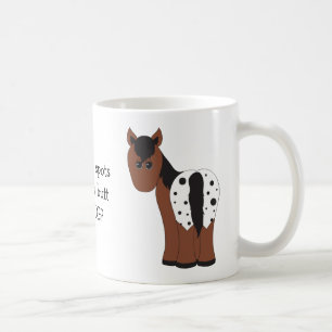 Cute Big Butt Blanket Appaloosa Funny Appy Horse Coffee Mug