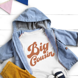 Cute Big Cousin   Brown Matching Family Baby T-Shirt