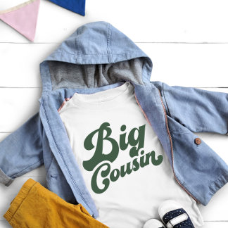 Cute Big Cousin | Green Matching Family Baby T-Shirt