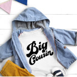 Cute Big Cousin | Matching Family Baby T-Shirt<br><div class="desc">Looking for an adorable way to announce your new arrival to your big cousin? Look no further than this "Cute Big Cousin" baby t-shirt! This sweet shirt is perfect for family photos and makes a great gift for any new parent. The shirt comes in a variety of sizes. Order your...</div>