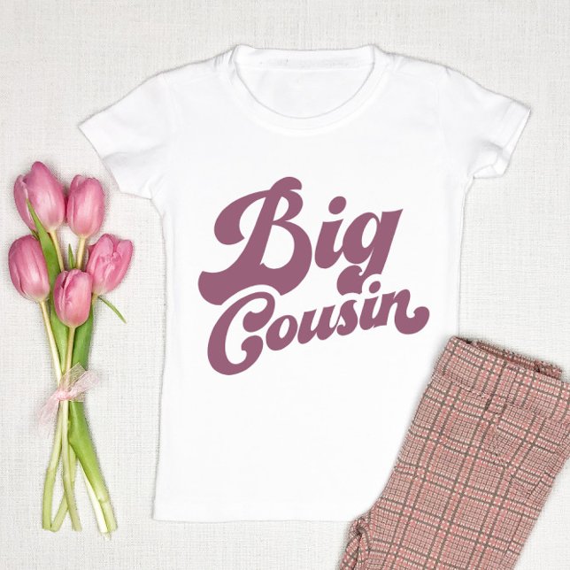 Cute Big Cousin | Purple Matching Family Baby T-Shirt (Creator Uploaded)