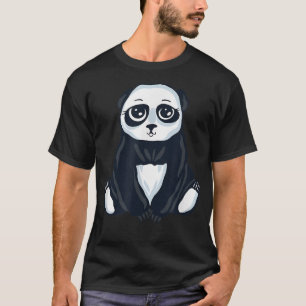 Cute Big Eyes Panda Bear T-Shirt