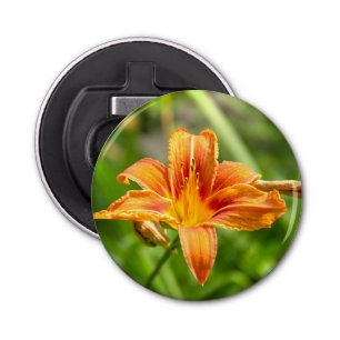 Cute big Lily flower photo Bottle Opener