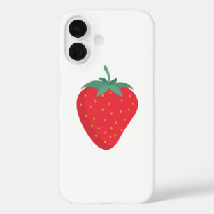 Cute Big Strawberry iPhone 16 Case