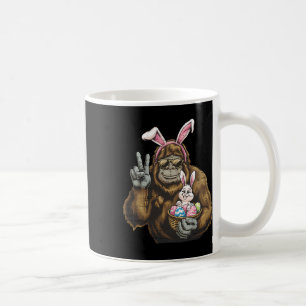 Cute Bigfoot Bunny Sasquatch Easter Day Mens Boys Coffee Mug