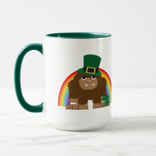 Cute Bigfoot Leprechaun Mug