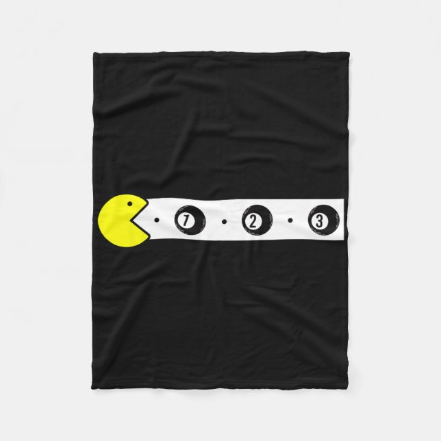 Cute Billiards  Fleece Blanket (Front)