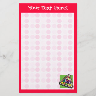 Cute Billiards Stationery