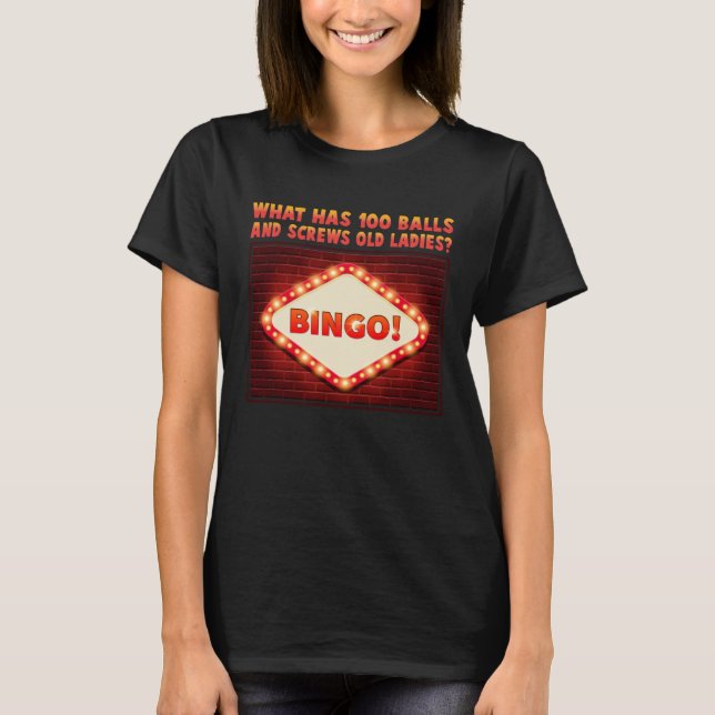 Cute Bingo Design For Casino Game Bingo Lover 2 T-Shirt (Front)
