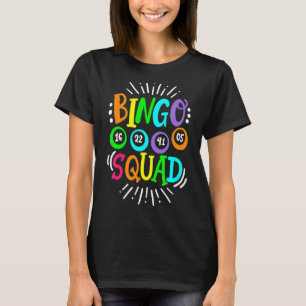Cute Bingo Squad Funny Bingo Player Casino Women T-Shirt