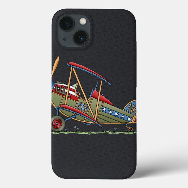Cute Biplane Case-Mate iPhone Case (Back)
