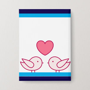 Cute Bird and Heart Love Design