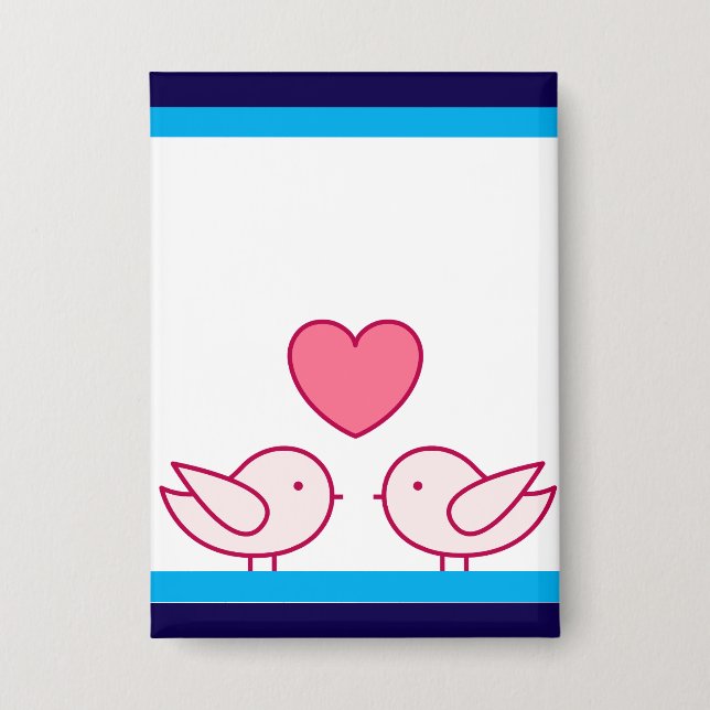 Cute Bird and Heart Love Design (Front)