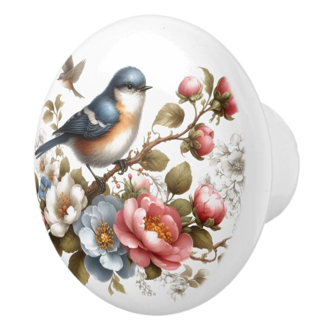 Cute bird animal lovers  ceramic knob (Right)