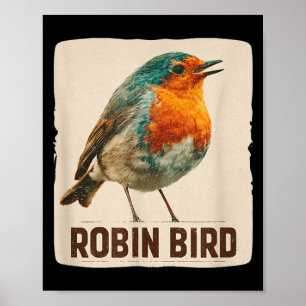 Cute Bird Costume for Robin Lovers Poster