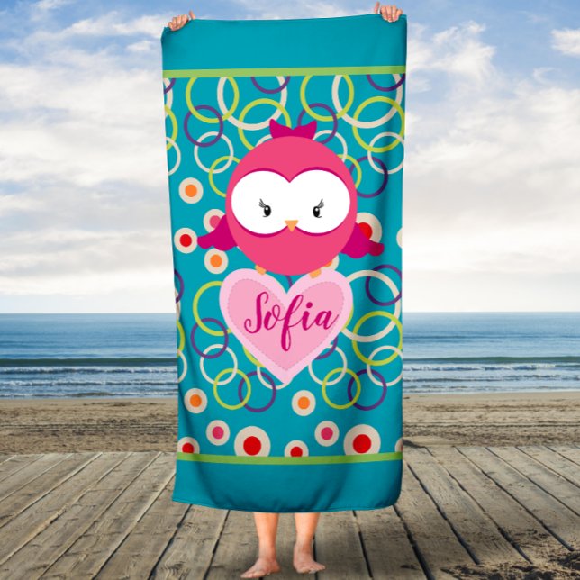 Cute Bird, Custom Kid's Bath Towel Personalised (Creator Uploaded)