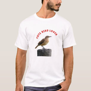 Cute Bird Lover Funny Bird Watching Gift Vintage B T-Shirt
