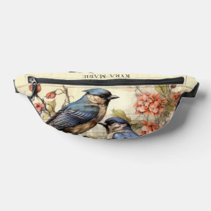 Cute bird lovers add name bum bags