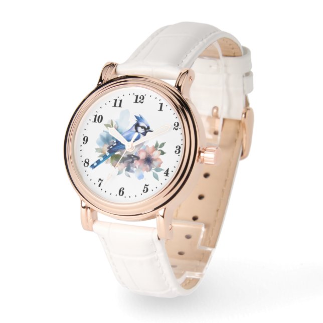 Cute Bird lovers flowers  Watch (Angle)