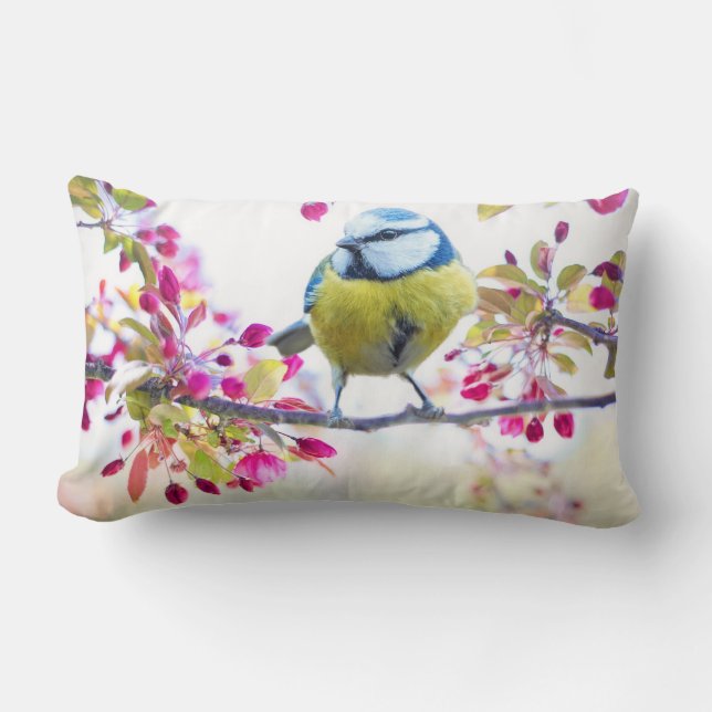 Cute Bird Lumbar Cushion (Front)