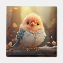 Cute bird magnet
