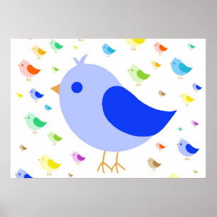 Cute Bird Poster