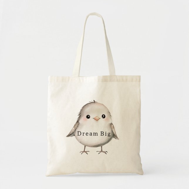 Cute Bird Tote Bag (Front)