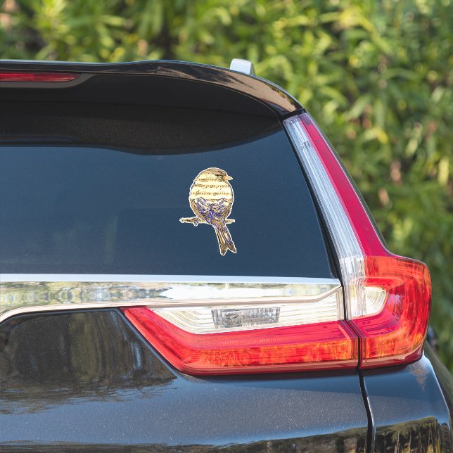Cute Bird with Music Notes Customize  (Car Side)