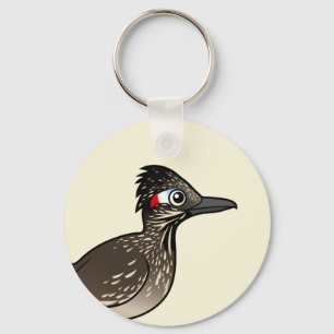 Cute Birdorable Roadrunner Key Ring