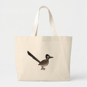 Cute Birdorable Roadrunner Large Tote Bag