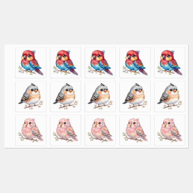 Cute Birds (Sheet)