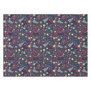 cute birds and flowers pattern tablecloth