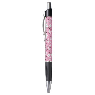 cute birds and flowers pink pattern