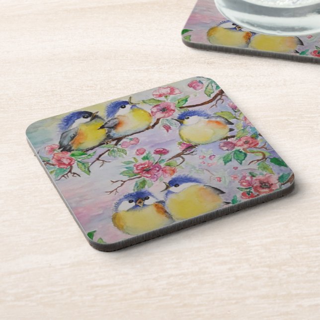 Cute Birds Coaster (Left Side)