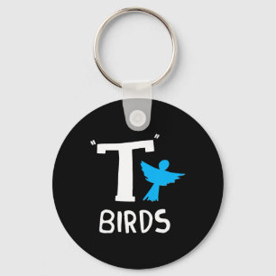 Cute Birds - Costume Rocker 1950s 1960s Key Ring