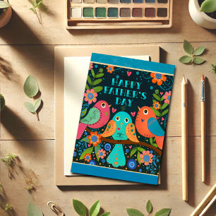 Cute Birds Father’s Day Inspirivity Card