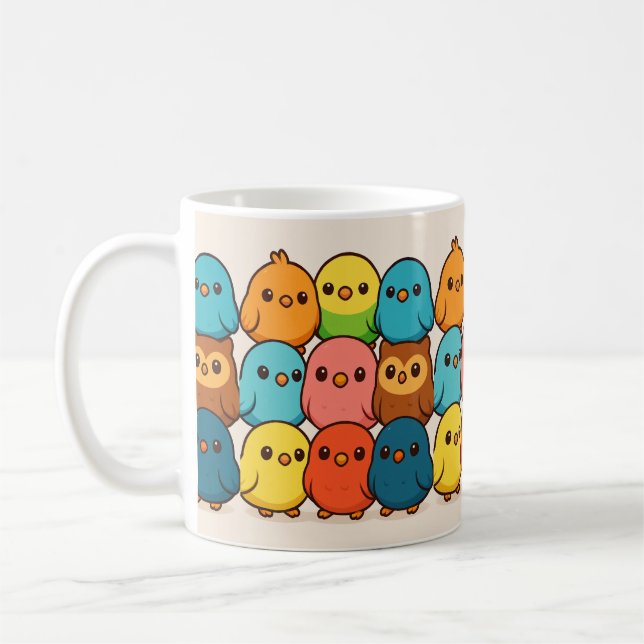 Cute birds mug (Left)