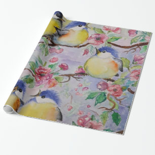 Cute Birds Wrapping Paper