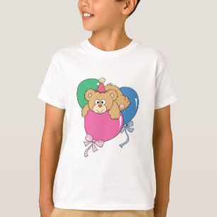 Cute Birthday Balloon Bear T-Shirt