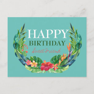 Cute Birthday Bible Postcard